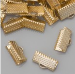 Zdjęcie - Końcówki zaciskowe szczęki real gold color 6x13mm